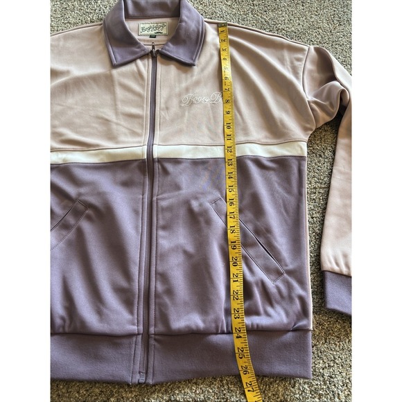 Bogey Boys Tracksuit Jacket Lavender Men Size Small NWOT Golf Polyester - Picture 7 of 10